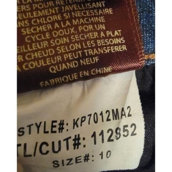 KUT FROM THE KLOTH Womens Denim Blue Jeans Skinny Frayed Hem Sz 10 KP701… - Picture 14 of 14